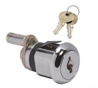 Verrou central pour meubles avec tige de verrouillage de porte | Mécanisme de verrouillage triple pour armoire en métal | Sécurité du tiroir de bureau en alliage de zinc | Comprend 2 clés pour une