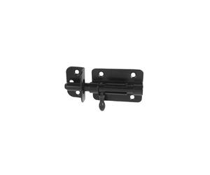 Verrou coulissant noir platine 1,2mm gâche Ø10mm 540104