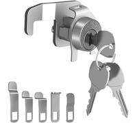 Verrou de boîte aux lettres américaine C9100 en alliage de zinc à 5 broches avec couvercle étanche - Kit de remplacement pour boîte aux lettres résidentielle - Matériel de sécurité pour une