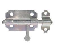 Verrou de box bouton poire diamètre 14mm bichromaté JARDINIER MASSARD M 498143