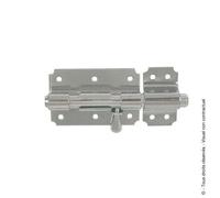 Verrou de box - en inox 316 brossé - bouton poire - pêne 12 mm TORBEL