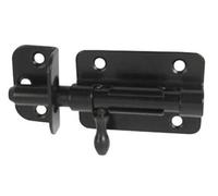Verrou coulissant noir platine 1,2mm gâche Ø10mm 540104
