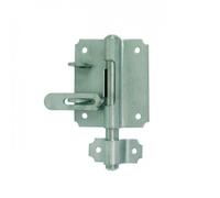 Verrou de box - inox 316 brossé - avec porte cadenas - pêne 14 mm TORBEL