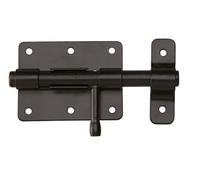 Verrou de box noir - DIAMETRE - Ø 16, Finition - Noir
