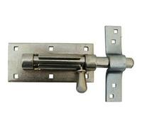 Verrou de box porte cadenas renforcé bichromaté - MERMIER - M-467163 Noir G