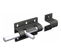 MANTION - Verrou de box avec porte cadenas 90x65mm - 1316B