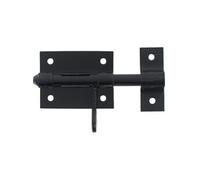 Verrou de box standard BOURG - Ø 14 mm - Noir - M-498142