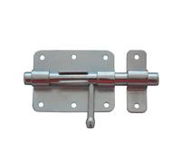 Verrou de box - zingué blanc - pêne de 14 mm BOURG INDUSTRIES
