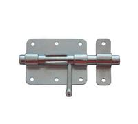 Verrou de box - zingué blanc - pêne de 8 mm BOURG INDUSTRIES