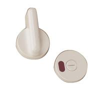 Verrou de cabine - rond - pour porte affleurante - noir - 840.01 NORMBAU