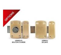 Verrou de cave sans bouton cylindre 40mm B5 IFAM - 26140 G