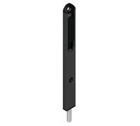 Verrou de condamnation en feuillure DATOR longueur 260 mm laquée noir RAL9005 LA CROISEE DS DS6840-013