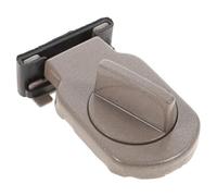 Verrou de Fenêtre Coulissante Marron, Alliage D'aluminium | Sécurité Garçon et Filles sans Perçage, Caoutchouc Robuste, pour Rail 1 à 28mm et Usage Intérieur