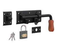 Verrou De Portail Droit Avec Cadenas - Verrou De Porte - 280 Mm
