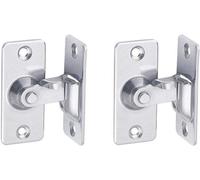 Verrou de porte à 90° de la marque Ibenzoa®, fabriqué en acier de haute qualité, avec des vis en acier inoxydable et un cylindre robuste, idéal pour les garages, les bureaux et les entrepôts