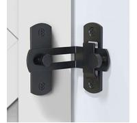 Verrou de porte à angle droit à 90 degrés Boucle Verrouillage de porte et fenêtre Verrouillage de porte coulissante