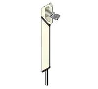 VERROU DE PORTE A CLE VXV 300MM RAL:9010 BLANC