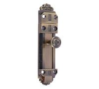 Verrou de Porte Coulissante en Alliage de Zinc, Sécurité Rétro | Targette de Porte, Loquet de Pte Antique, Style Européen, pour Fenêtre et Maison, Finition Vintage