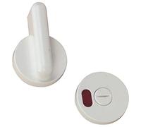 Verrou de cabine - rond - pour porte affleurante - gris - 840.01 NORMBAU