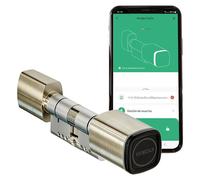 Verrou de porte électronique avec application et RFID, indice de protection IP65, cylindre européen
