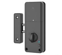 Verrou de porte électronique avec carte IC, design invisible, pour portes intérieures en bois, système de sécurité d'entrée sans clé, pour bureau à domicile, sans perçage