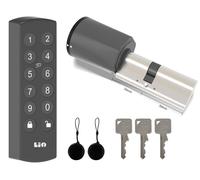 Verrou de porte électronique avec clavier, cylindre de serrure 30/35