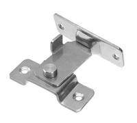 Verrou de Porte en Acier Inoxydable, Équerre à Angle Droit 90° | Finition Brossée et Bords Lisses, Base Soudée Étanche, Usage Extérieur pour Bureaux, Gestionnaires