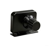 Verrou de porte en verre sans cadre en acier inoxydable 304 finition nickel brossé sans clé sans perçage pour verre trempé de 3,5 mm 4,8 mm pour salle de bain, vitrine, bureau, entrée (D)