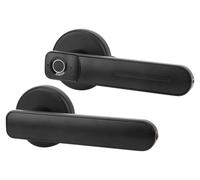 Verrou de porte intelligent avec empreinte digitale. Verrou biométrique électronique pour porte. Serrure de porte avec poignée et système d'empreinte digitale. Biométrie / déverrouillage par oul