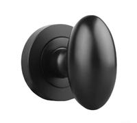 Verrou de porte invisible Push-Pull simple face Entrée sans clé pour portes intérieures de 35 à 45 mm en alliage de zinc moderne minimaliste (noir)