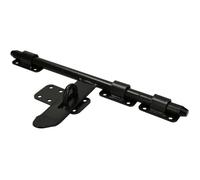 Verrou de porte - KOTARBAU - 340 mm - Acier massif - Noir - Sécurité 4