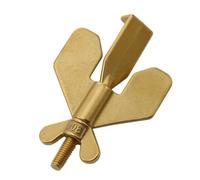 Verrou de Porte Portable Serrure de butée porte d'hôtel voyage antivol portable(Golden 1)