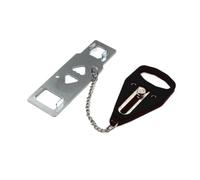 Verrou de Porte Portable Serrure de porte sécurité portable(Black,1PC)