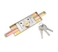 Verrou de porte pour volet roulant 285 mm | Sécurité améliorée avec languette carrée solide pour protéger votre maison contre les intrusions.