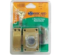 Bricard 1951 Verrou Alpha à bouton Cylindre 40 mm ø 22 mm Doré
