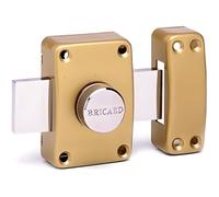 Bricard 1965 Verrou Alpha à bouton Cylindre 30 mm ø 22 mm Doré