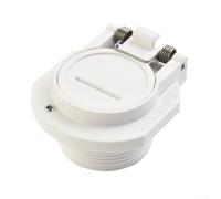 Verrou de sécurité pour piscine murale - Convient pour nettoyeur Zodiac - Contrôle du débit réglable - Port de valve à 3 voies - Blanc