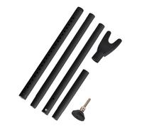 Verrou de sécurité pour porte coulissante - Bloqueur de fer renforcé réglable, brouilleur de sécurité antivol portable 600 g | Blocage polyvalent pour porte coulissante en verre d'appartement