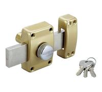 Bricard 1968 Verrou Alpha à bouton Cylindre 45 mm ø 22 mm Doré