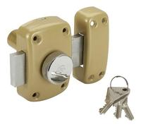 Verrou de securite Vachette Cyclop à bouton pour porte 43 a 48 mm Cylindre 50 mm