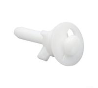 Verrou de siège de toilette en plastique 28 mm | Construction en plastique, joint de 32 mm, design de montage inférieur, finition blanche, résistant à la rouille pour salles