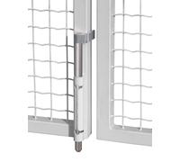 LOCINOX Verrou de sol Quick-Fix en aluminium - Gris métallique