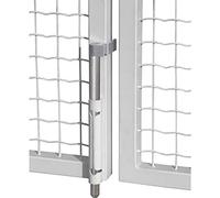 Locinox Verrou de sol VSF-K-ALUMQF1BL Acier galvanisé à chaud