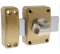 VERROU DE SURETE 5 GOUPILLES ALPHA - A BOUTON - BRONZE - BRICARD