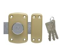 Verrou de sureté bouton et cylindre s'entrouvrant série Cyclop Vachette - 6 clés - Longueur 45 mm - Vendu par 2