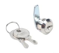 Verrou de tiroir en alliage de zinc pour caisse enregistreuse, armoire de classement et casier de rangement, mécanisme de verrouillage de boîte aux lettres argenté avec 2 clés, pêne dormant de
