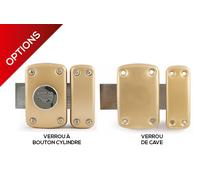 Verrou double / cylindre 70mm D5 IFAM - 27700