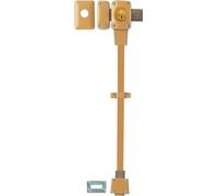 Verrou double entrée Mirage 6 pour porte d'entrée, cyl. 45mm, tringle 2 pts en acier, bas, gauche, 3 clés, bronze - THIRARD