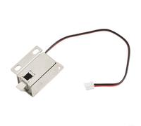 Verrou Électrique Réversible Installation Flexible 12V | Design ultra-compact 27.5mm, pour idéal espaces réduits, montage pour facile tiroirs et placards