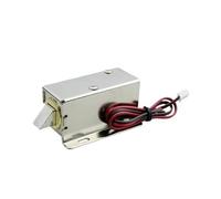 Verrou électromagnétique mini étanche 12V CC | Petit verrou pour armoire de commande électrique et verrou à pêne électrique